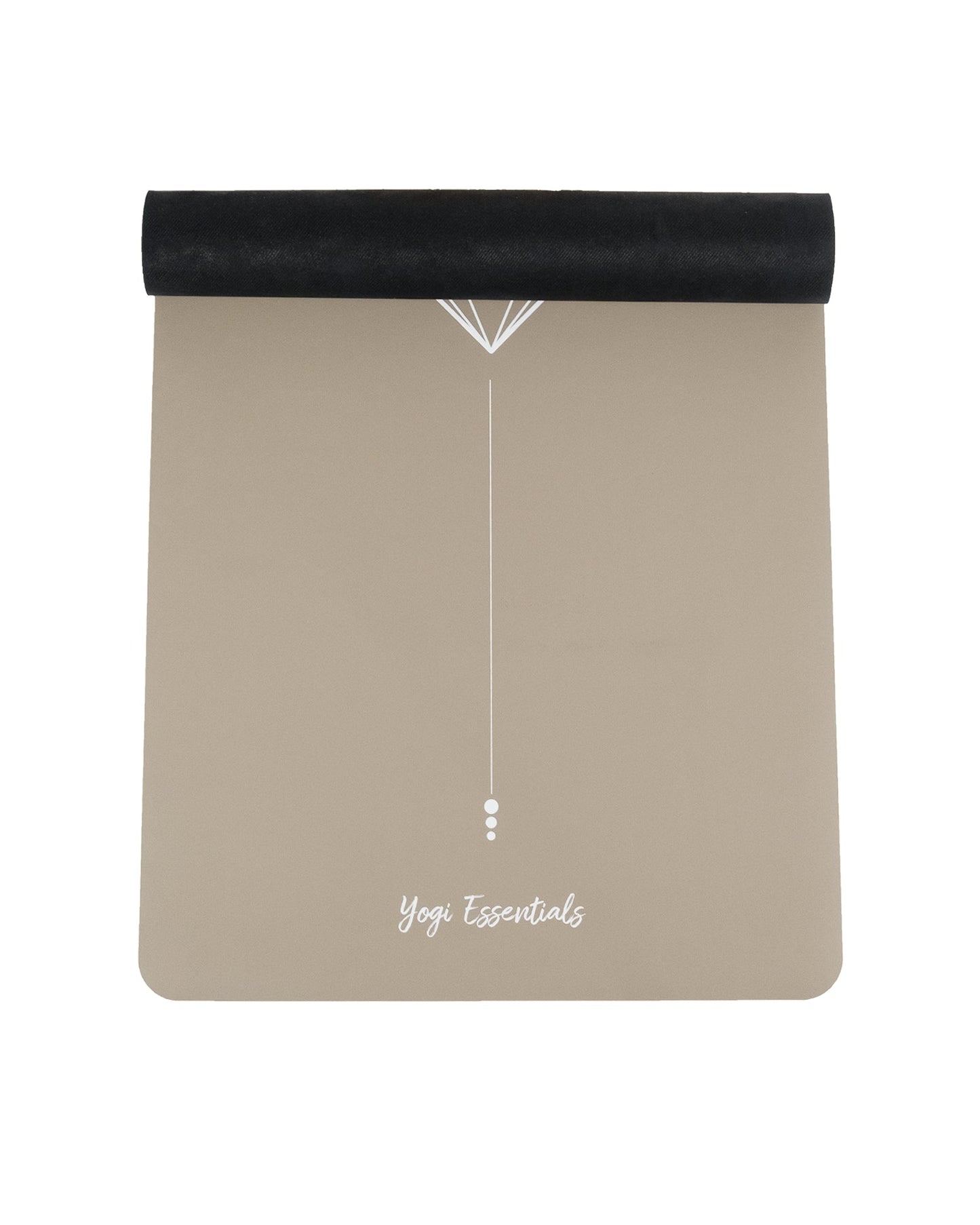 Yogi Essentials Yoga- en pilatesmatten PU rubber Yoga Mat Mandala - Milk Tea
