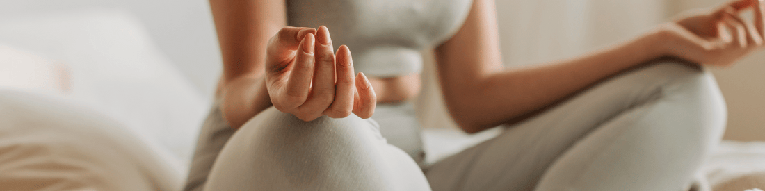 Woman meditating