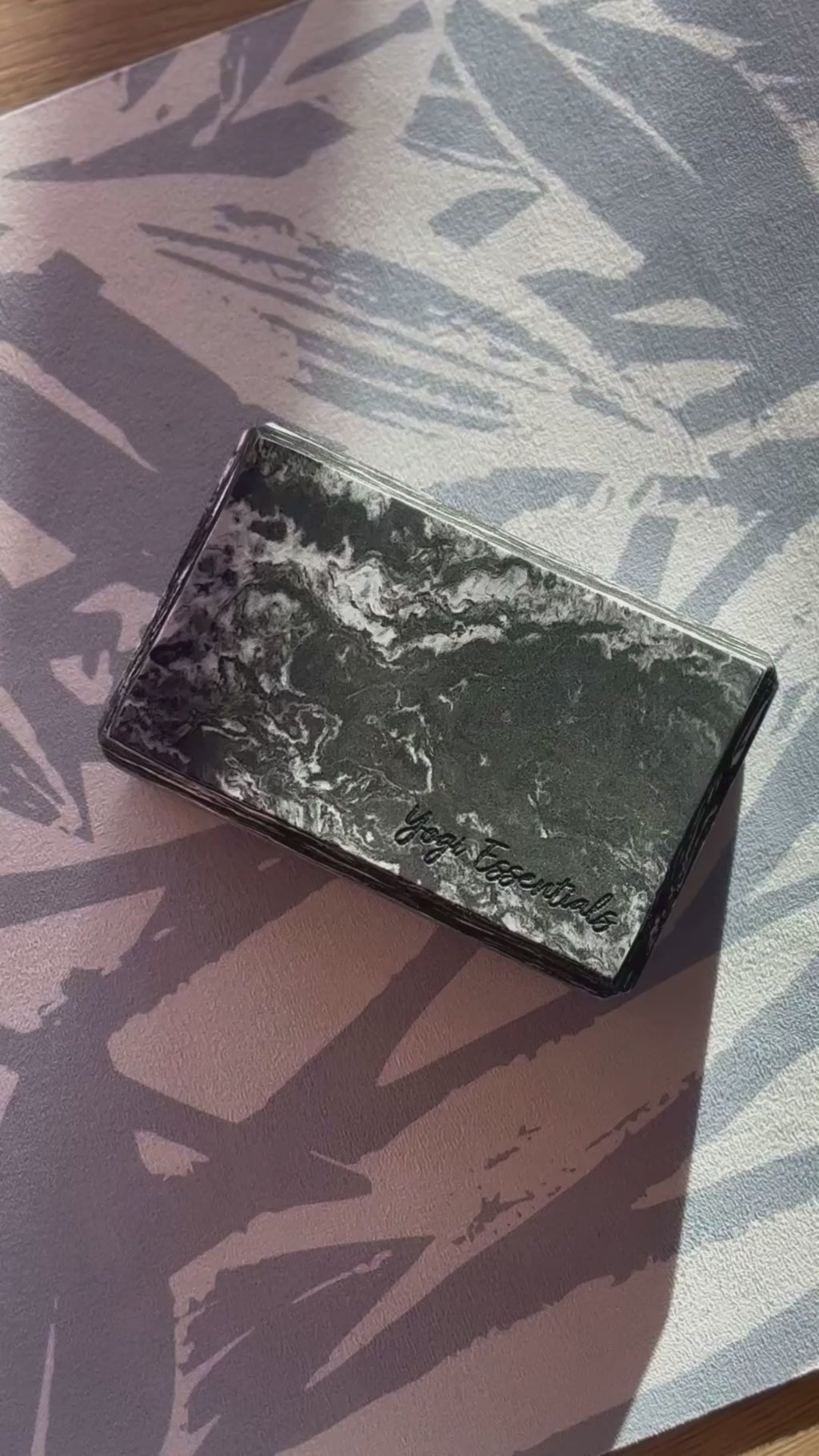 Foam Yogablok - Zwart Gemêleerd