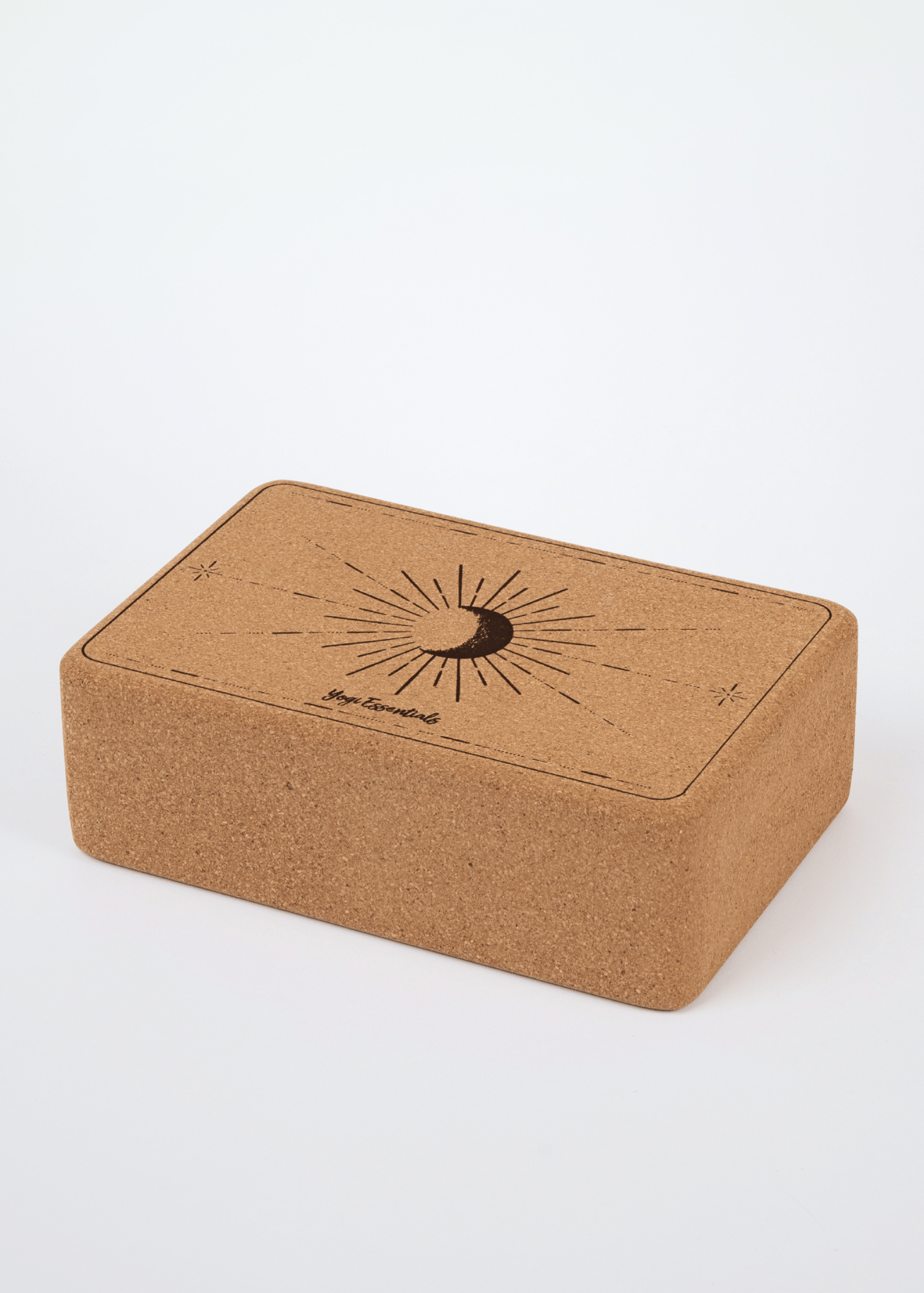 Yogi Essentials Yoga Blok Kurk Yogablok - Moon and Sun