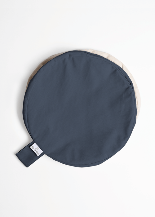 Yogi Essentials Meditatiekussen Losse Hoes - Katoenen Meditatiekussen - Ash
