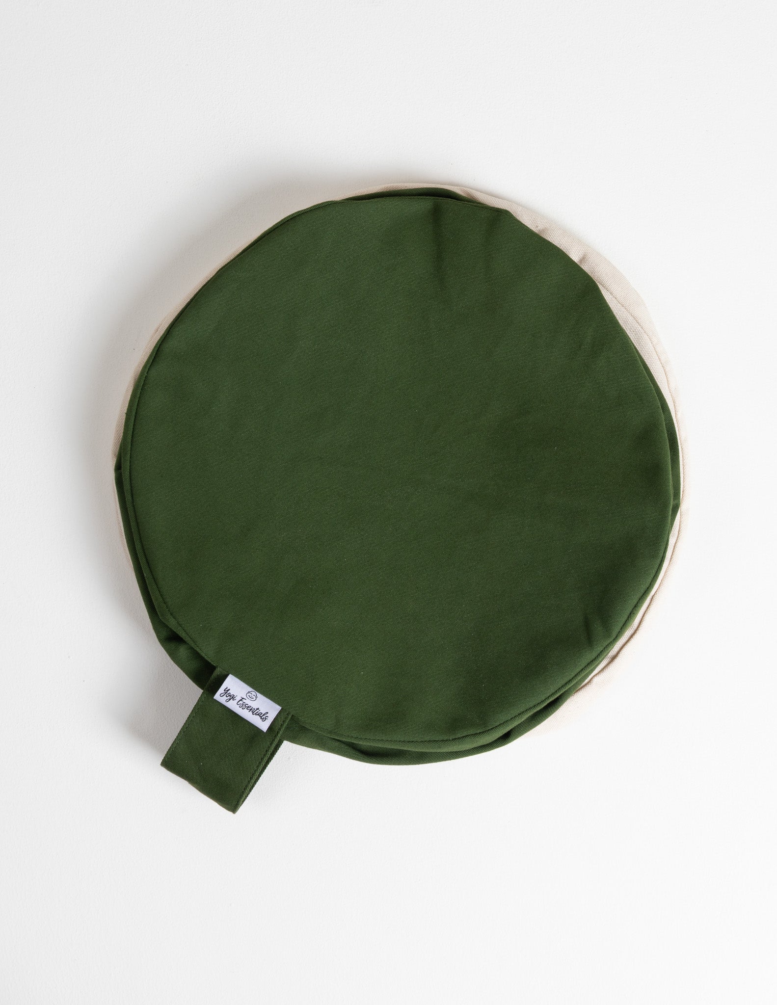 Yogi Essentials Yoga en pilates Losse Hoes - Katoenen Meditatiekussen - Pine