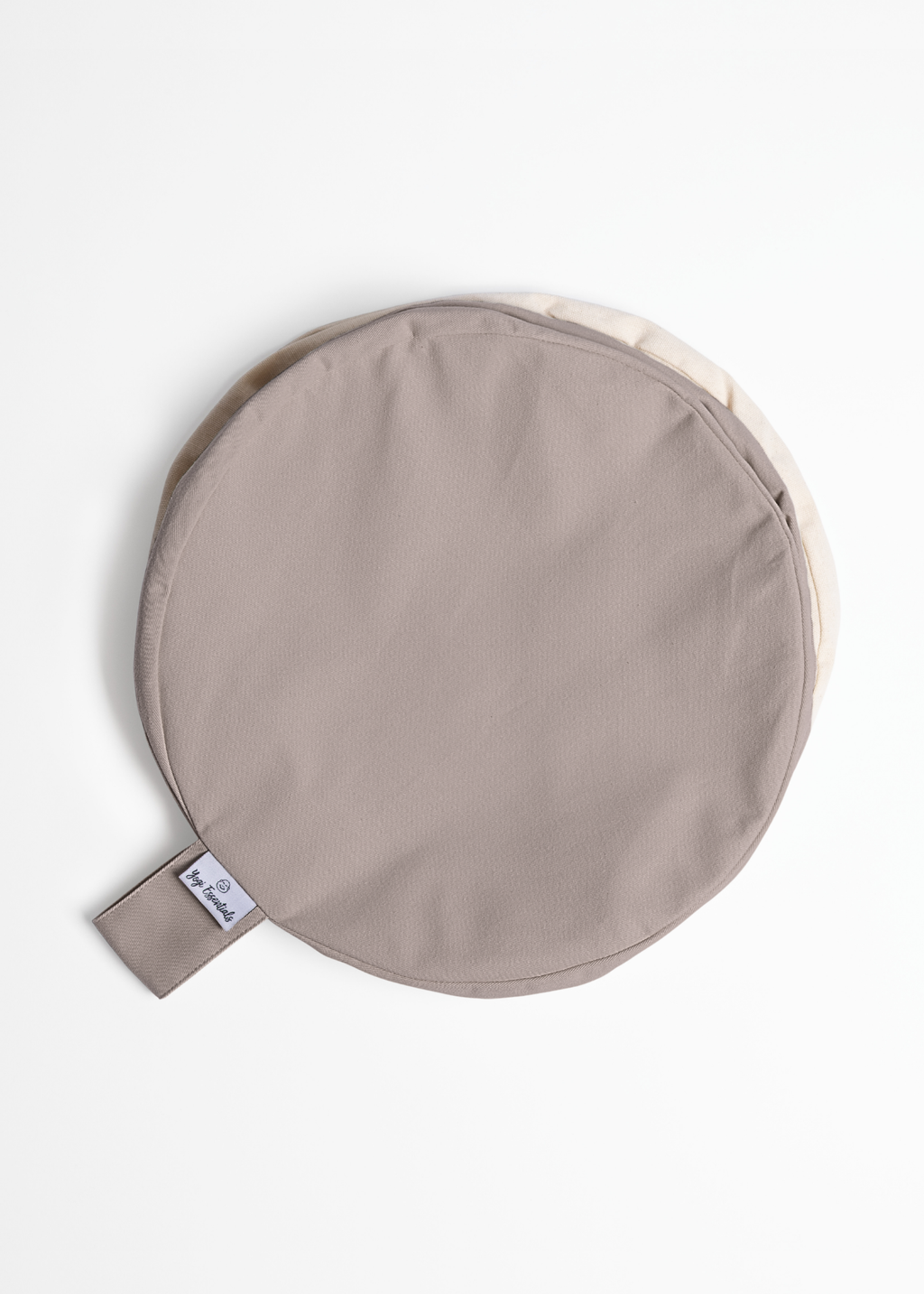 Yogi Essentials Yoga en pilates Losse Hoes - Katoenen Meditatiekussen - Stone