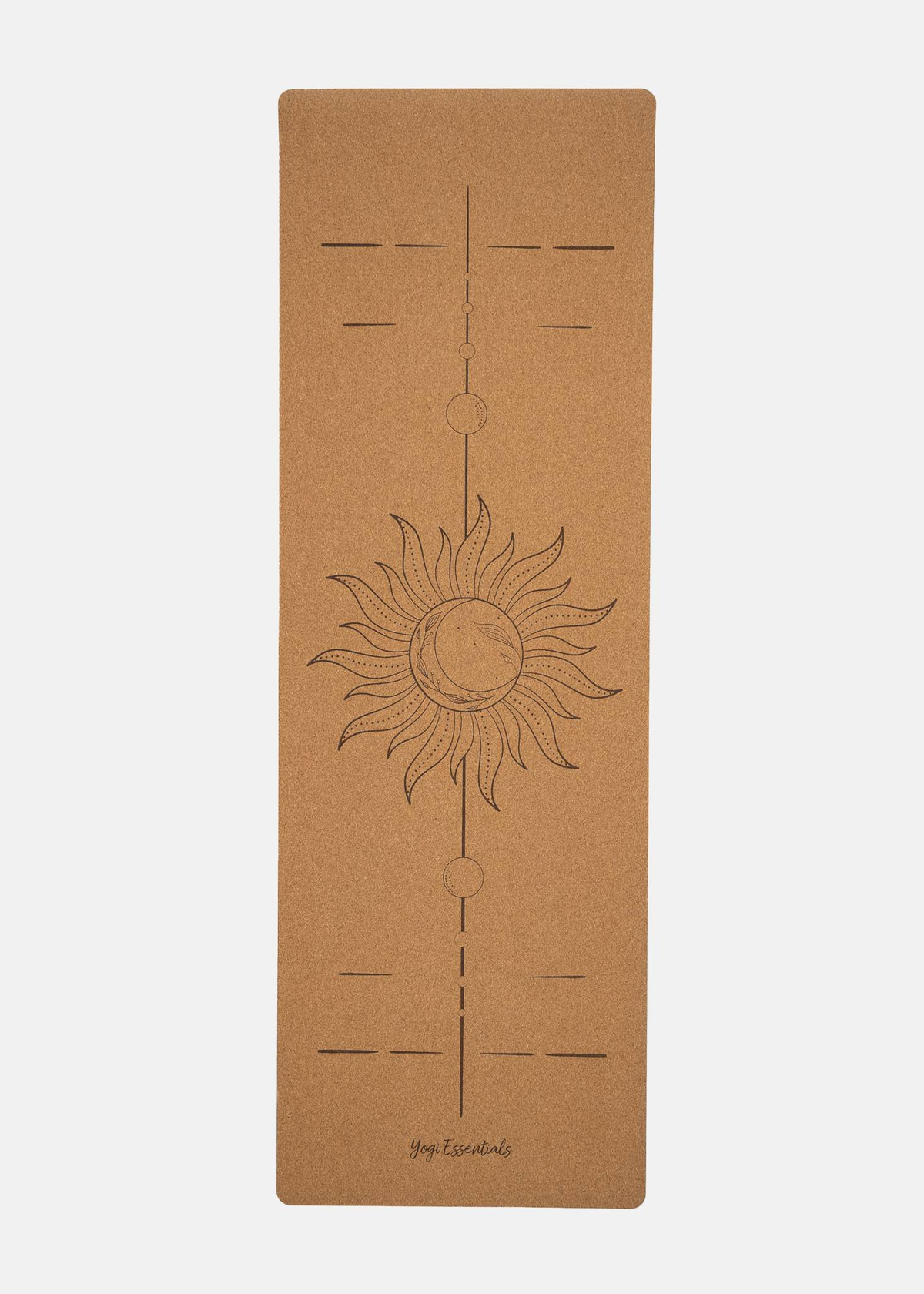 Yogi Essentials Yoga- en pilatesmatten NEW Kurk Yogamat Premium - Alignment