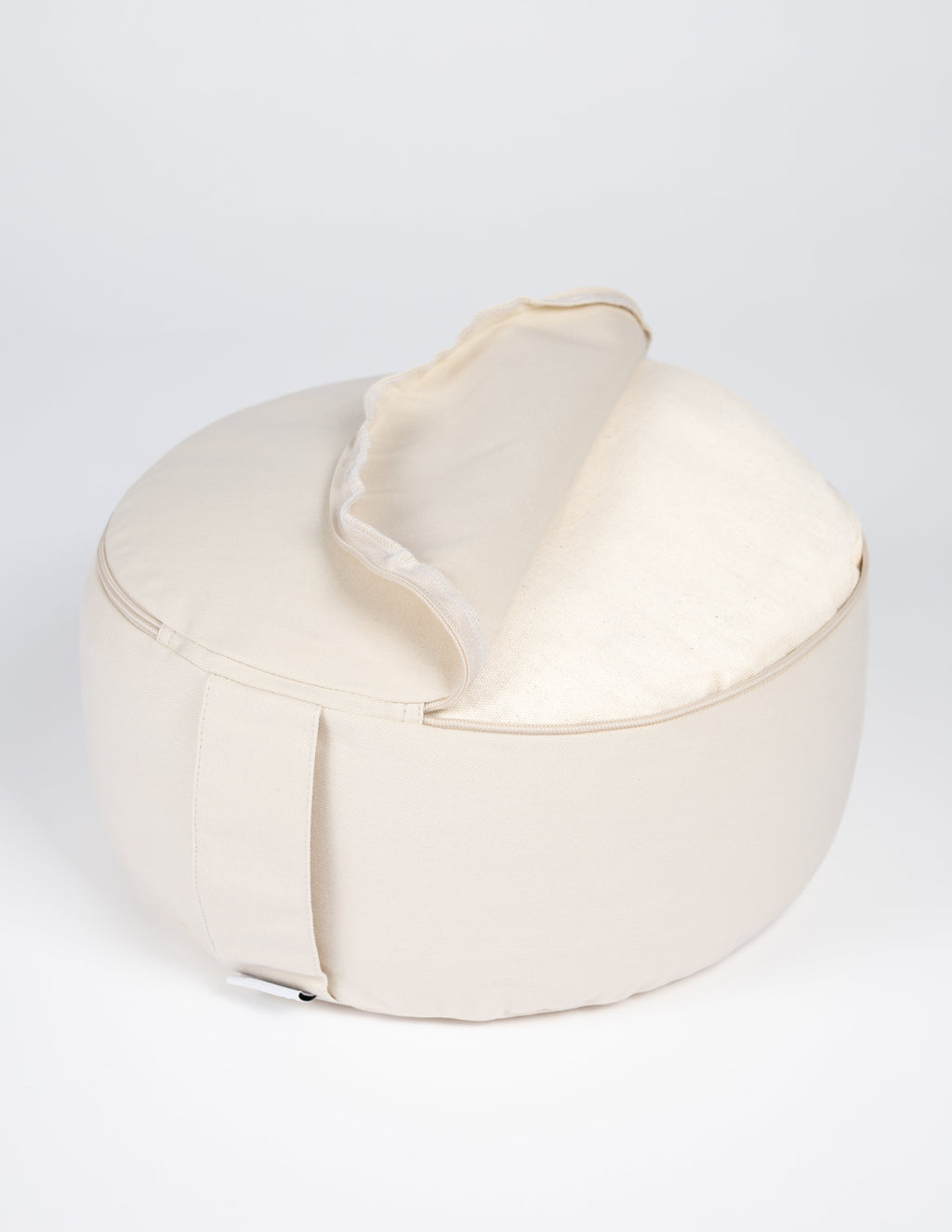 Yogi Essentials Yoga en pilates NEW Losse Hoes - Katoenen Meditatiekussen - Beige