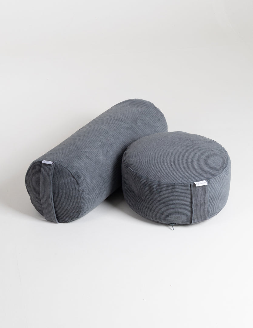 Yogi Essentials Bolster Pakket - Zachte Ondersteuning - Smoke