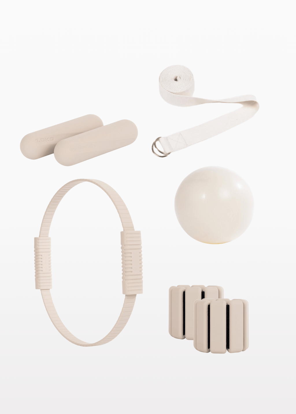 Yogi Essentials Yoga en pilates Pilates Pakket - White/Beige