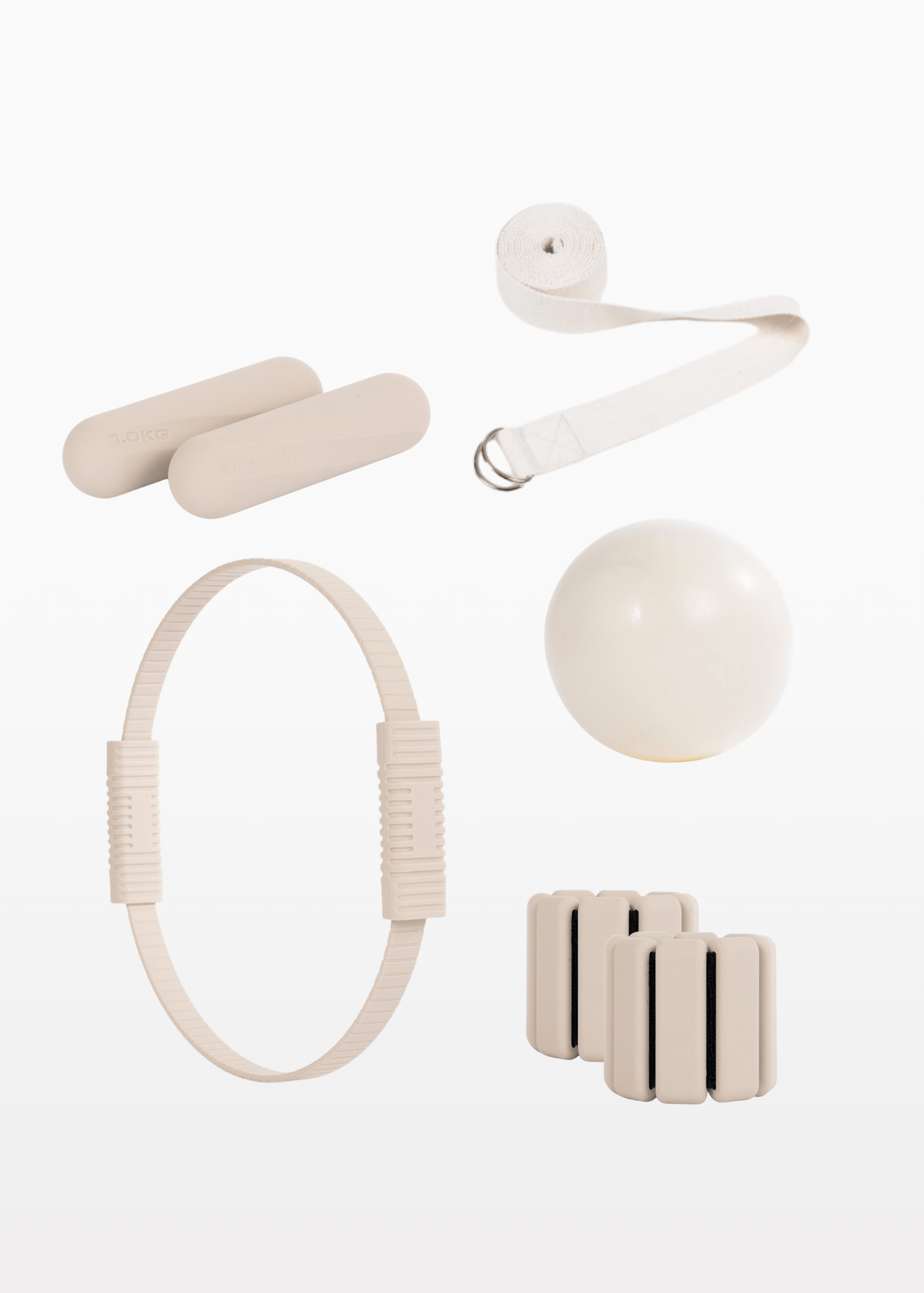 Yogi Essentials Yoga en pilates Pilates Pakket - White/Beige