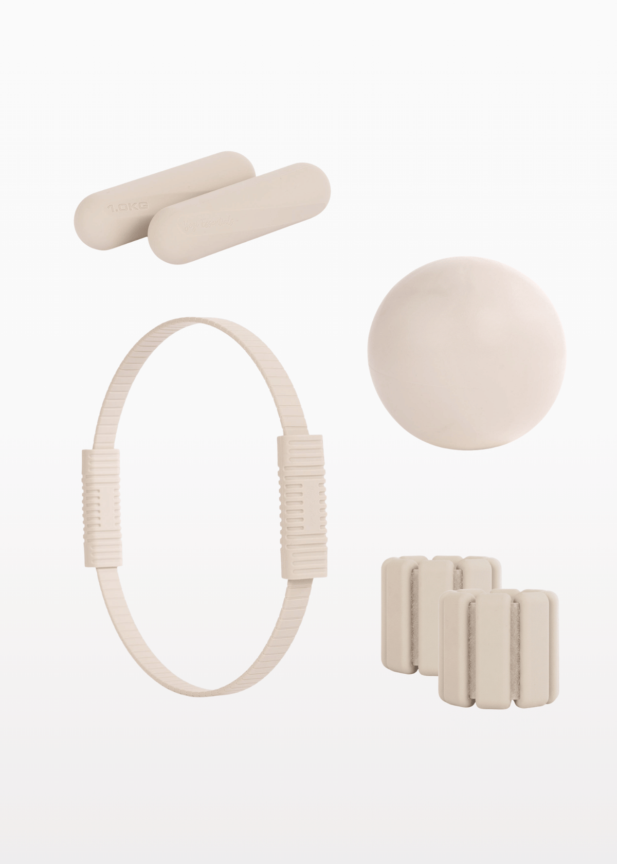 Yogi Essentials Yoga en pilates Pilates Pakket - White/Beige