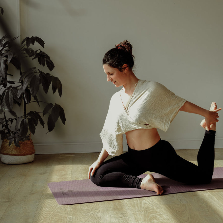 Yogi Essentials Yoga- en pilatesmatten Yoga mat TPE 6 mm - Paars