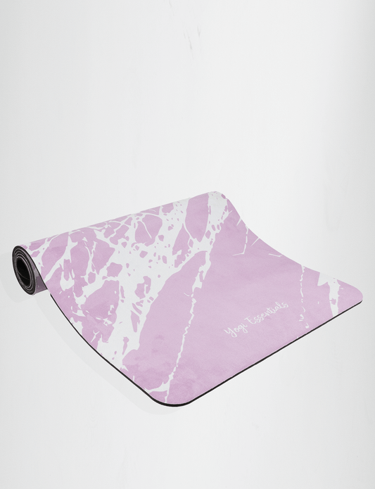 Yogi Essentials Yoga- en pilatesmatten Yoga Mat - Velvet Pink Marble - 6 mm