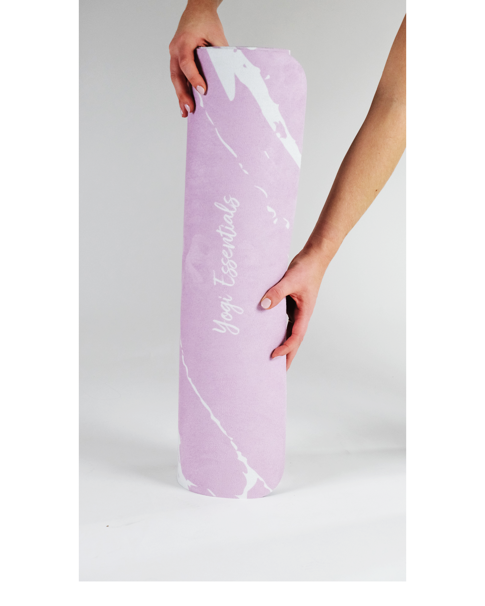 Yogi Essentials Yoga- en pilatesmatten Yoga mat - Velvet Pink Marble - 6mm